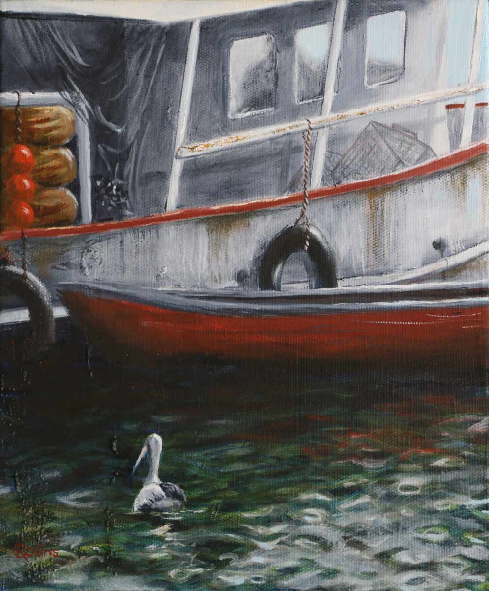 Painting of Fishing Boat